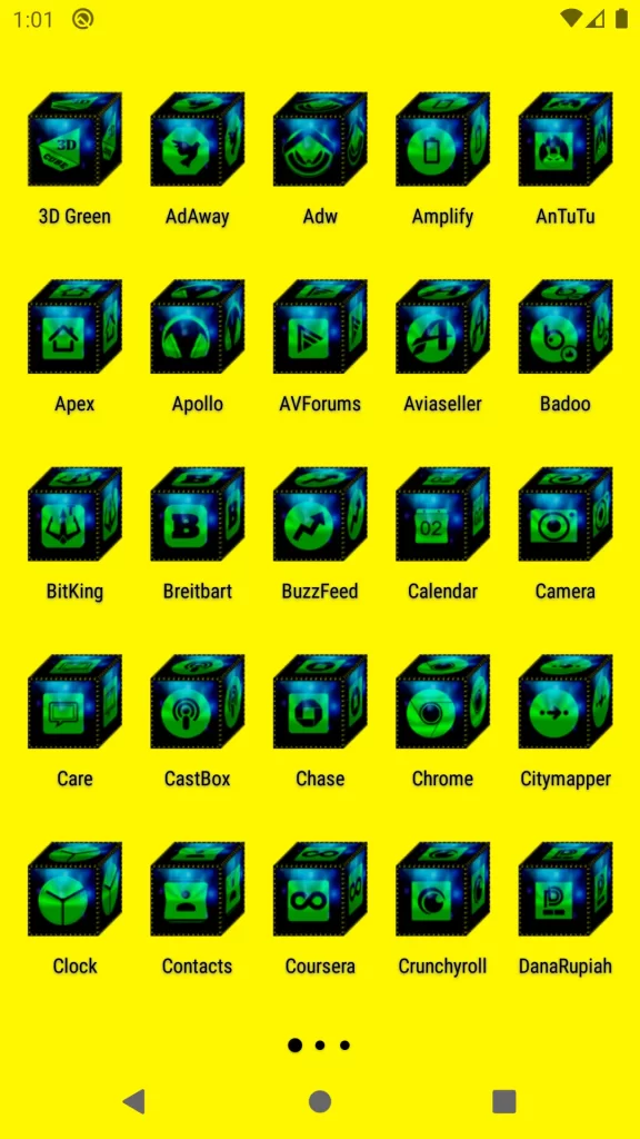 3D Green Icon Pack 2