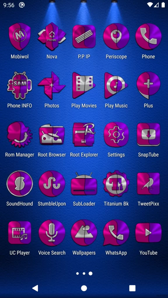 Pink and Purple Icon Pack 4
