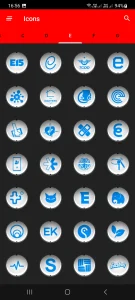Dx White Blue Icon Pack 5